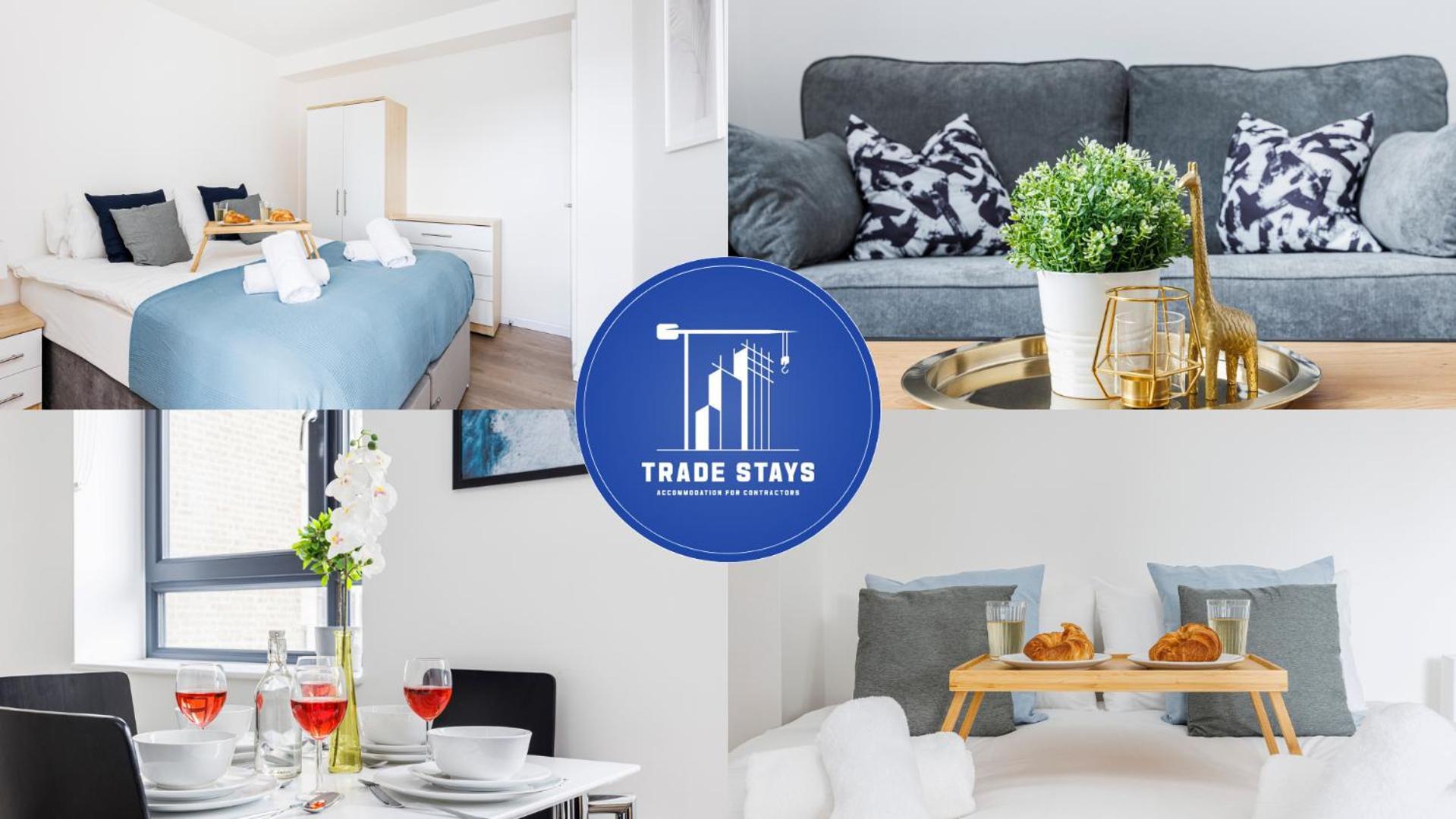 Cresta House - Modern Apartments Luton  Dış mekan fotoğraf